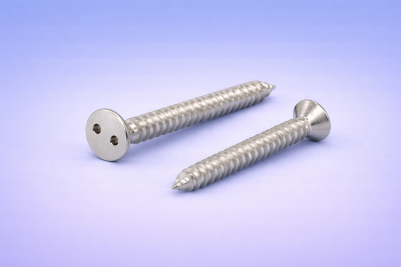 Viti autofilettanti testa svasata impronta two hole